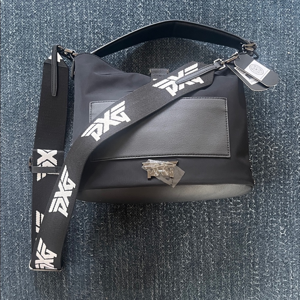 NWT PXG Lightweight Black Shoulder Bag
